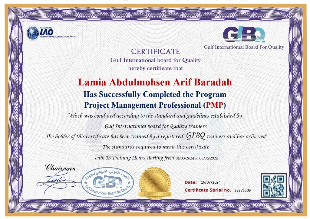 Project Management Professional (PMP)